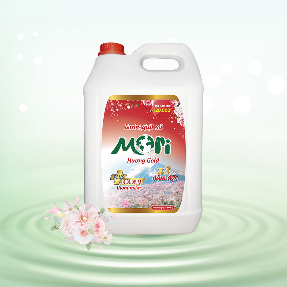Nước giặt Mori Gold can 10KG